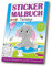 Stickermalbuch: Tierbabys: Kreativer Malspaß mit großer Stickerwelt!. Über 200 bunte Sticker im Buch