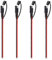 4 x 12 V SAE zu SAE Quick Disconnect Verlängerungskabel mit DC-Verbindungskabel Stecker 1 Fuß 18 AWG Gauge, DIY Sae Power Connector, 4 x Verlängerungskabel + 4 x Staubschutzkappe