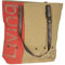 Colmore Canvas Tasche LIVING mit Tragegriffen, Leder, Baumwolle - Handtasche Damen