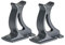 Valdern Pair of Grey Anthracite Universal Traditional Column Radiator Support Feet - 100 mm High