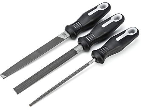 Crescent Nicholson 22015HNNN Lot de 3 limes bâtard avec poignées ergonomiques 152 mm