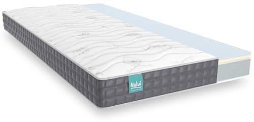 Don Descanso - Colchón 90x190 Viscoelastico Mulhacen DualSense, Altura ± 15cm. Multicapa con Núcleo GravityFoam, Firmeza Alta, Doble Cara Invierno/Verano, Transpirable. Fabricado en España, Gris