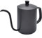 Dianoo Pour Over Kaffeekanne, 600 ml, exquisiter Edelstahl-Kaffeekessel mit langem schmalem Ausguss, Schwanenhals, Kaffeekanne für Zuhause und Büro, Schwarz