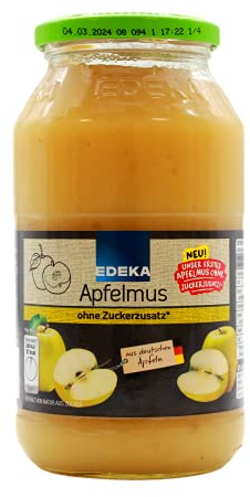 Edeka Apfelmus ohne Zuckerzusatz, 6er Pack (6 x 710g)