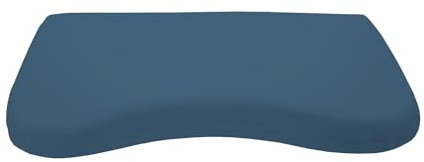 Dukal | Bezug für Schlaraffia Flat Geltex Kissen | 35 x 70 cm | aus hochwertigem DOPPEL-Jersey | 100% Baumwolle | Farbe: marine