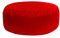 Bruni Pouf Sitzhocker M in Rot – runder Sitzpouf, Indoor und Outdoor als Fußhocker, Yoga-Sitzkissen, Meditationskissen geeignet, in Deutschland gefertigt