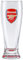 FOCO Official Arsenal FC Football Crest on Base Glass