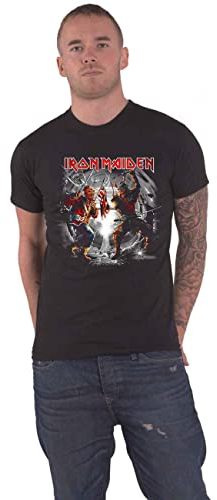 Rock Off Iron Maiden 'Trooper 2022' (Black) T-Shirt (Large)