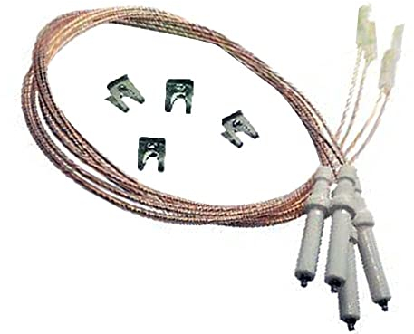 CG94 - Set of 4 Electronic Spark Plugs for Gas Hob Ignition | Diameter 5.5 mm, Height 21 mm | Universal Compatibility | Easy Installation