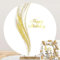 SDOTPMT Durchmesser 2m Luxus Geburtstag Runde Kulisse Deckel Glitzer Pailletten Weiß und Gold Fotografischer Hintergrund für Frauen Geburtstagsparty Kuchentisch-Banner Dekoration Kinder Porträt