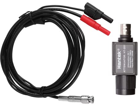 HT30A+ HT201 Hantek Oszilloskop Zubehör Set BNC-Stecker-Automessleitungen, Signaltestkabel und 10MHz 20:1 Abschwächer zur Unterstützung von Automobile Messungen