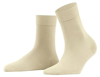 FALKE Women's Fine Softness 50 DEN W So Semi-Opaque Plain Socks 1 Pair, Beige Cream 4011, 5.5-8