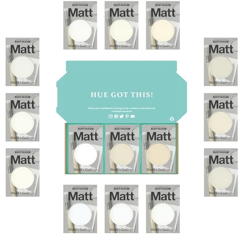 Rust-Oleum Wall Paint in Matt Finish - Elegant Whites Tester Box