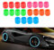Auto Ventilkappen, 20 Stück Ventilkappen Fahrrad geeignet, Ventilkappen mit Dichtung für stabilen Reifendruck, Fahrrad Ventilkappen, Autoventil Kappe, Valve Caps Car (Multi-Colour)