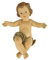 FADEDA Jesuskind/Höhe:5 cm/handbemalt/detailgetreue Krippen Figuren - Weihnachten Tisch Dekoration Krippe Zubehör