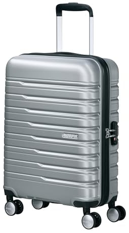 American Tourister Flashline - Spinner S, Handgepäck, 55 cm, 34 L, Silber (Sky Silver)
