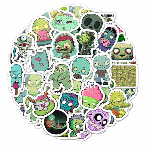 Zombie Stickers for Kids