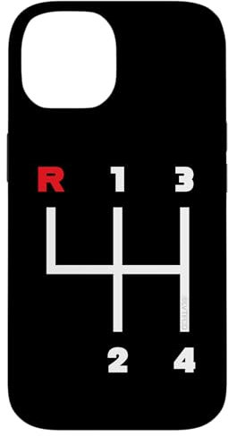 iPhone 14 Manual Transmission Gear Shifter Pattern (4 Speed) Case