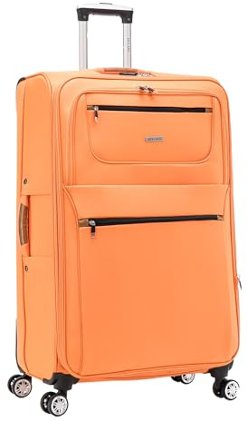 32 Extra Large Suitcase Super Lightweight Luggage 20% Expandable 4 Wheel Spinner 3-Digit Combination Lock Soft Shell Luggage Check in for 30kg