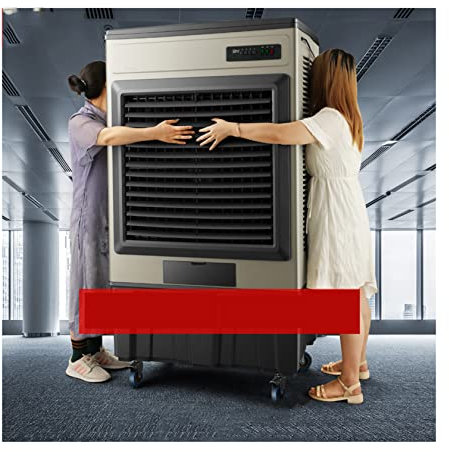 YYUINU Übergroßer Energiesparender Verdunstungskühler, Tragbare Klimaanlage, Ventilator, Luftbefeuchter, Luftreiniger, 3 Windgeschwindigkeiten, 150 L Großer Wassertank, Zuhause/Büro,1400MM