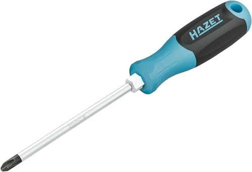 HAZET Schraubendreher Kreuzschlitz PH3 811-PH3, 272 mm Gesamtlänge, 3-Komponenten-Griff für e Handhabung