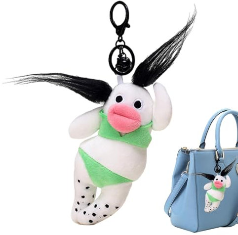 Kixolazr Plüsch Schlüsselanhänger,Rucksackanhänger,Dicke Lippen Figur Puppenanhänger | Plüsch-Rucksack-Anhänger, hässlicher und süßer Puppen-Schlüsselanhänger für Geburtstag, Weihnachten