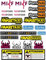 KIT STICKERS ADESIVI AUTO MOTO FURGONE SEXY PORNO HUB SPONSOR MTB COMPATIBILI PER KTM HONDA YAMAHA CROSS ENDURO CASCO Compatibili