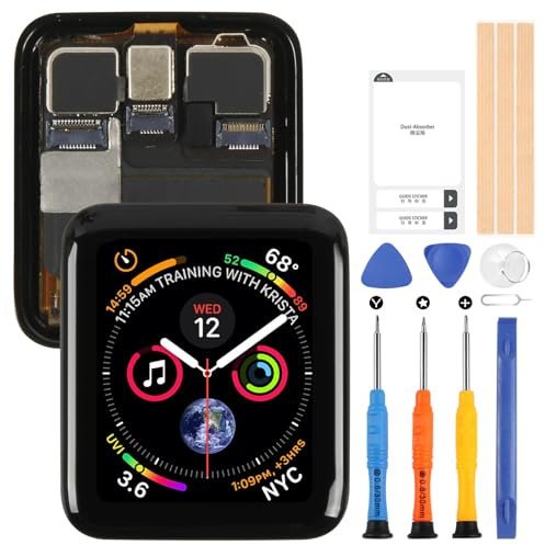 LCD Schermo per Apple Watch Series 3 38mm Display per Apple Watch Series3 A1858 Sostituzione dello Schermo Touch Screen Digitizer Full Assembly con Strumenti (GPS, Nero)