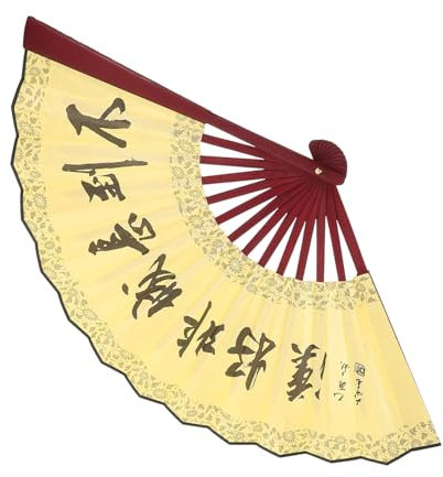 ABOOFAN Hand Painted Folding Fan Handheld Fan Hand Held Fan Fabric Hand Fan Folding Fans Folding Fan Bulk Traditional Hand Fans Foldable Fans Bulk Fans Party Favors Chinese Fans Silk Cloth