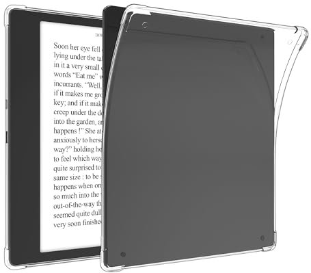 kwmobile Hülle kompatibel mit Amazon Kindle Scribe (2022/2024) Case - eReader Cover - TPU Case Schutzhülle - flexibel und leicht - Transparent