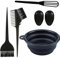 Lxtness 5 Stk Haarfärbepinsel Set, Haare Färben Zubehör, Haar Färben Färbung Tool, Farbpinsel Haare,mit Bürstenkamm, Haartönungsschale, Haarfärbekamm für DIY Haarfärbemittel Salon Friseur Werkzeug Far