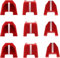 Powswopx 42-38-0017 No-Mar Pad Kit (Set of 18) Fit for 2746-20 Nose cushion no mar tip Nailer, 18ga Nailer and Nailers Bit, Finish Nailer, Nail Gun