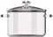 QmjdDymx Glaskochtopf, Glastöpfe zum Kochen auf Herd, 3,5 l großer Glasstopf für Herd, sicherer Borosilikat-Topf mit Doppelohr, Anti-Scald