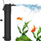 Filtro Acuario, Bomba Filtro Acuario Ajustable 800L/H, Filtro Interno Acuario Silencioso de 8W con Eliminación de Algas/Oxigenación/Circulación de Agua para Acuarios Pequeños de Hasta 250L.