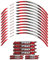 Adesivi Ruota Adesivo Per Cerchioni Da 17 Pollici Per Moto Per H&onda NC750X NC750 NC 750 X 750X 2014-2023 Set Di Cerchi E Pneumatici Strisce Adesivi Per Cerchi E Pneumatici Adesivi Ruote Per Cerchion