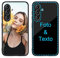MXCUSTOM Funda Personalizada para Samsung Galaxy A56 5G, Carcasa Personalizado Teléfono móvil Anti-Rasguños Vidrio Templado Parachoques Suave con Foto Imagen Texto Diseña (GHS-BK-P1)