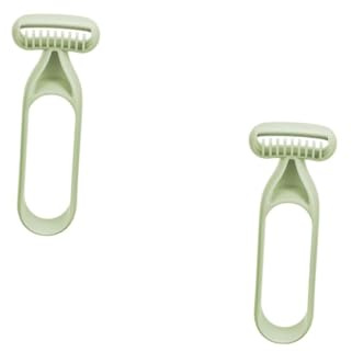 COLLBATH 2 Stück Haarentferner für Damen Hochwertiger Achsel und Beinrasierer für Schmerzfreie Haarentfernung für Nassrasur Dusche Ergonomisch und zur Haut