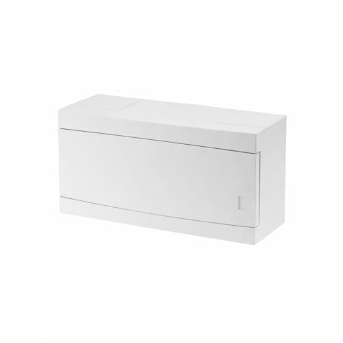 WEBMATEL Cuadro Eléctrico de Superficie 12 Módulos 310x75x175mm con Puerta Opaca IP40 400V ABS