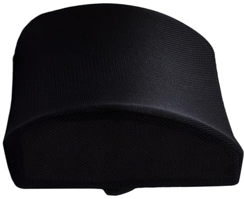 DONFAMDS Coussin de Soutien Lombaire en Coton Respirant Mousse à Mémoire de Forme, Forme Ergonomique pour Siège de Voiture et Chaise de Bureau, Amortissement des Impacts
