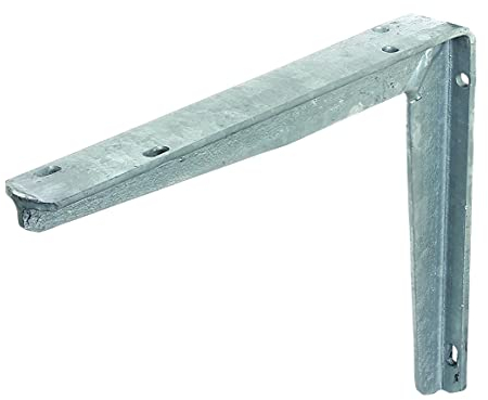 Alberts 800703 Console en profilé en T | au choix dans différents modèles | Pour charges lourdes | galvanisée | hauteur 200 mm | profondeur 250 mm
