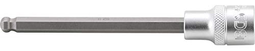 BGS 4258-8 - Douille à embouts - longueur 140 mm - 12,5 mm (1/2) - six pans intérieurs avec tête sphérique 8 mm