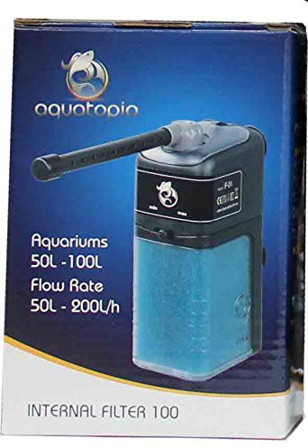 HAILEA RP-200 Innenfilter mit Aktivkohle-Box bis 100 L Filter Süß und Meerwasser