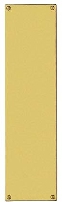 Carlisle Brass M39(F) Polished Brass Flat Finger Plate 305 x 76mm
