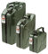 Fervi 0189/05C Bidon en métal de type militaire, homologué pour essence ou diesel, anti-chute 5 litres