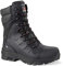 Rock Fall Unisex's Monzonite High Leg Internal Metatarsal Waterproof Safety Boot, Black, Size 11