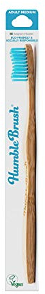 Humble Brush Erwachsene Zahnbürste mittlere Borsten, Blau
