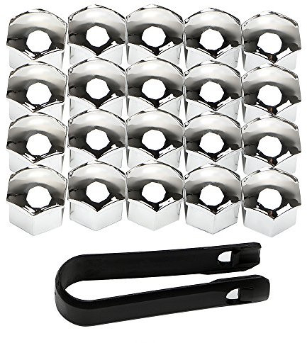 iTimo Lot de 20 cache-écrous de roue de voiture 17 mm