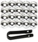iTimo Lot de 20 cache-écrous de roue de voiture 17 mm