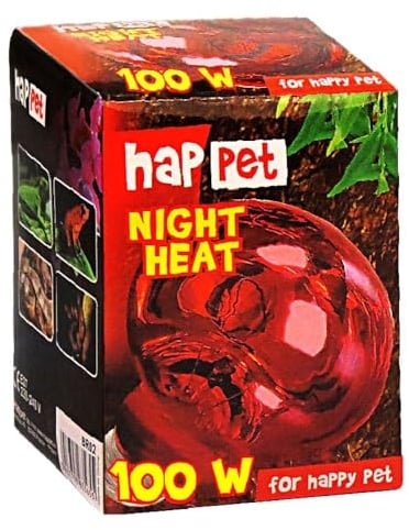 Happet Universal Infrarotlampe Infrarotbirne Wärme Lampe Rotlicht Night Heat Terrarium 100 W