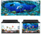 Cikonielf Aquarium Background Poster PVC Adhesive Underwater Sea World Paintings Fish Tank Background Poster Sticker Backdrop Decoration(91x50cm)